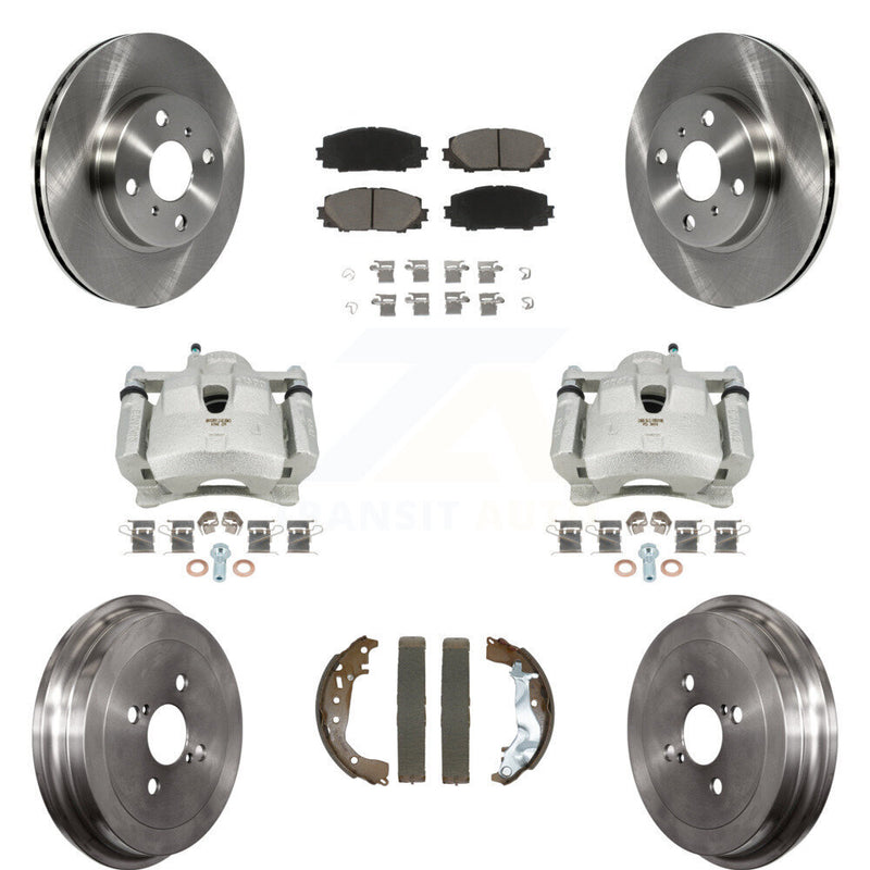 Transit Auto KC8-101297C Disc Brake Kit for 2014-2018 Toyota Yaris - Front and Rear product image