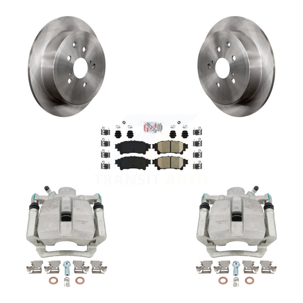 Transit Auto KC8-101297N Disc Brake Kit for 2012-2020 Toyota Highlander, Lexus RX350, Lexus RX450h & more - Rear product image