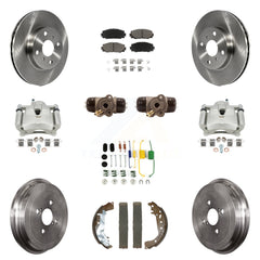 Transit Auto KC8-101298C Disc Brake Kit for 2014-2018 Toyota Yaris - Front and Rear product image