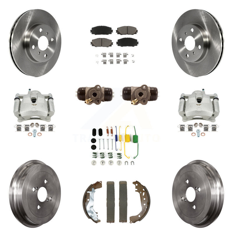 Transit Auto KC8-101298C Disc Brake Kit for 2014-2018 Toyota Yaris - Front and Rear product image