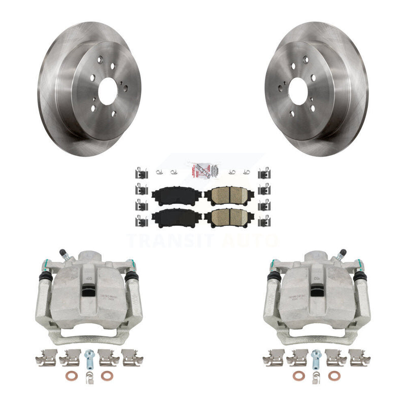 Transit Auto KC8-101298N Disc Brake Kit for 2012-2020 Toyota Highlander, Lexus RX350, Lexus RX450h & more - Rear product image