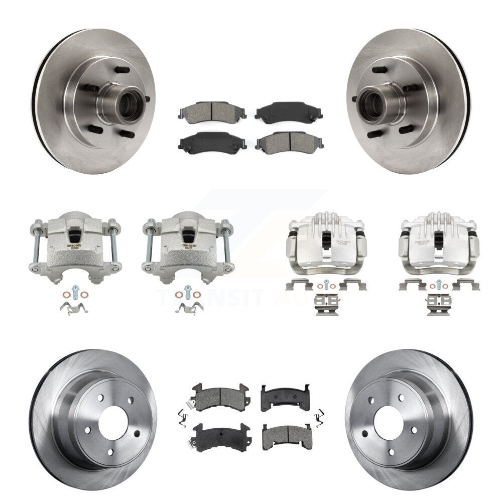 Transit Auto KC8-101302S Disc Brake Kit for 1998-2000 Isuzu Hombre - Front and Rear product image