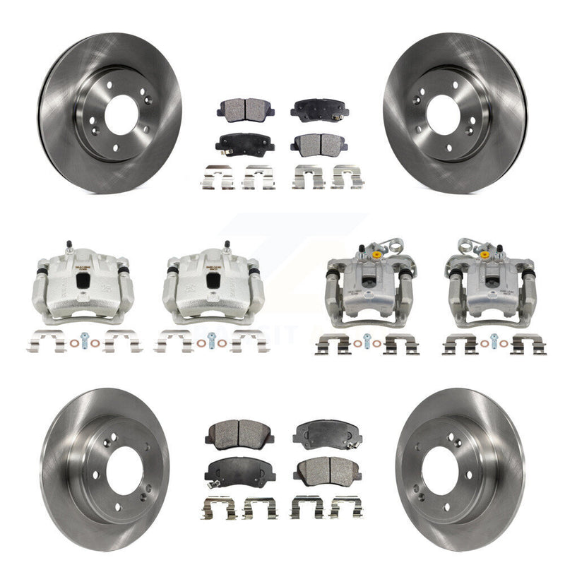 Transit Auto KC8-101305T Disc Brake Kit for 2011-2012 Hyundai Elantra - Front and Rear product image