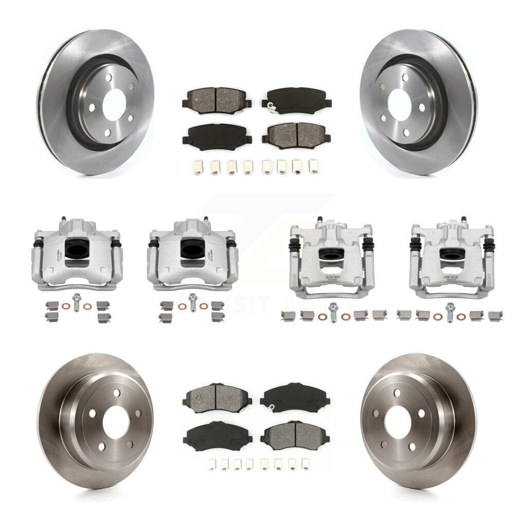 Transit Auto KC8-101307S Disc Brake Kit for 2013-2016 Jeep Wrangler - Front and Rear product image