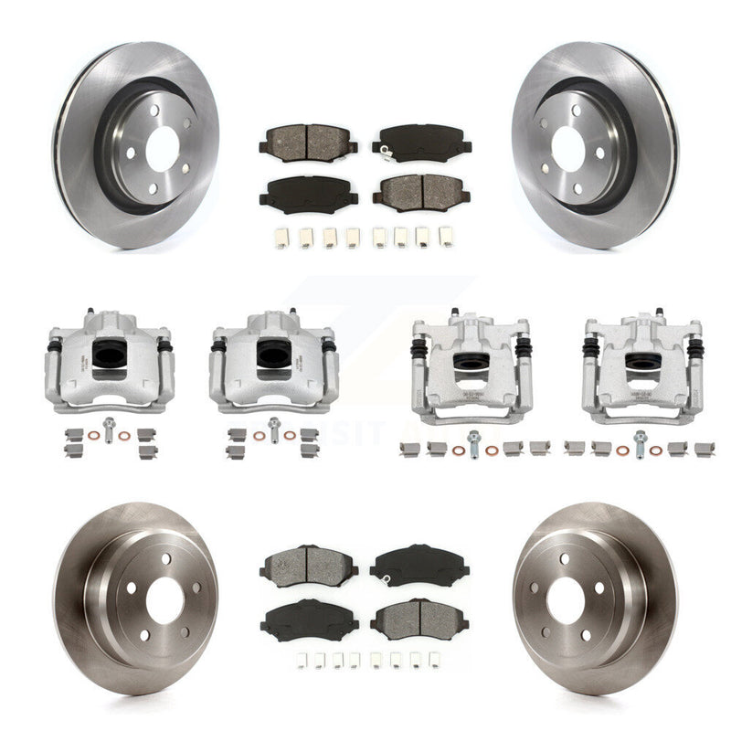 Transit Auto KC8-101307S Disc Brake Kit for 2013-2016 Jeep Wrangler - Front and Rear product image