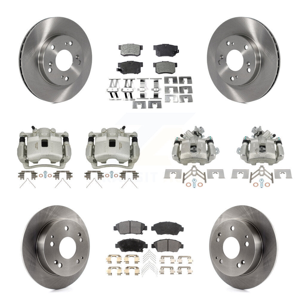 Transit Auto KC8-101307T Disc Brake Kit for 2002-2006 Honda Civic, Acura RSX - Front and Rear product image