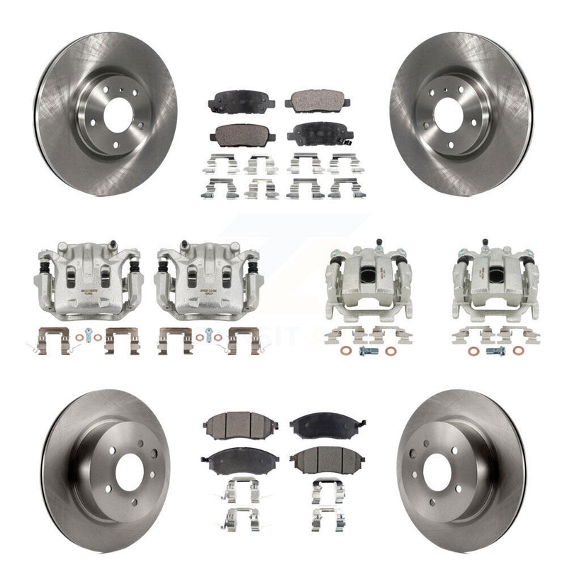 Transit Auto KC8-101310T Disc Brake Kit for 2008-2012 INFINITI EX35 - Front and Rear product image