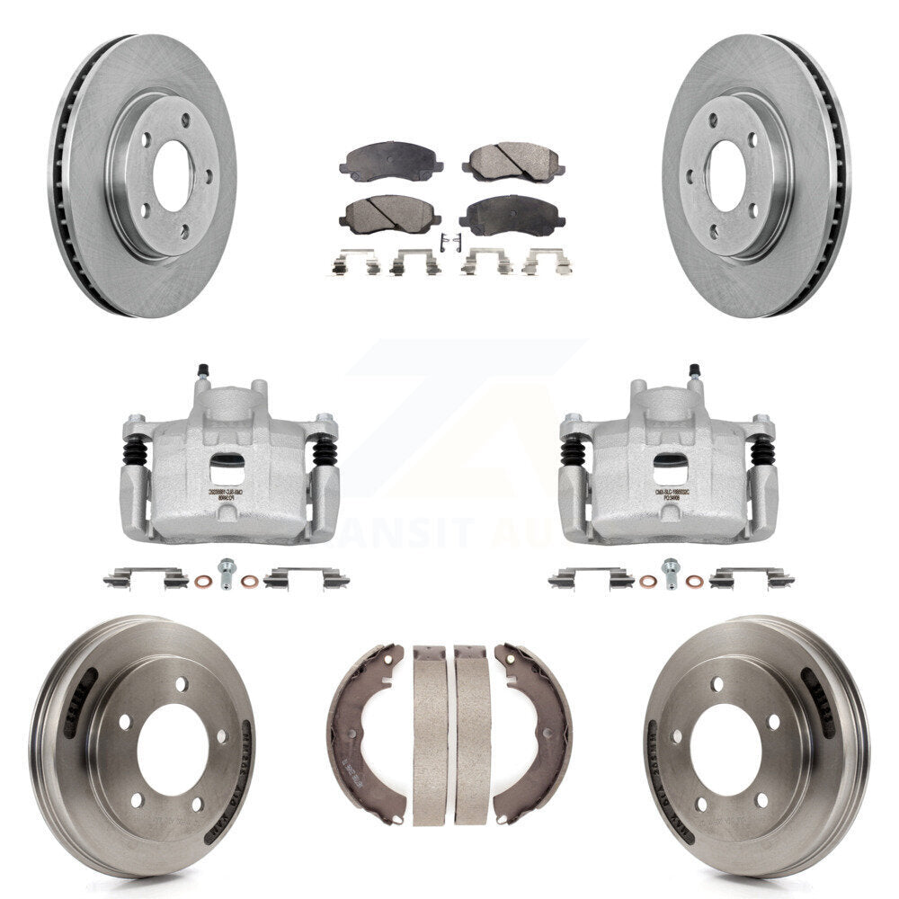 Transit Auto KC8-101311P Disc Brake Kit for 2008-2014 Mitsubishi Lancer - Front and Rear product image