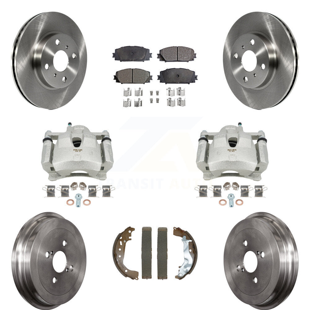 Transit Auto KC8-101312P Disc Brake Kit for 2014-2018 Toyota Yaris - Front and Rear product image