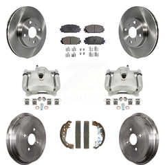 Transit Auto KC8-101312P Disc Brake Kit for 2014-2018 Toyota Yaris - Front and Rear product image