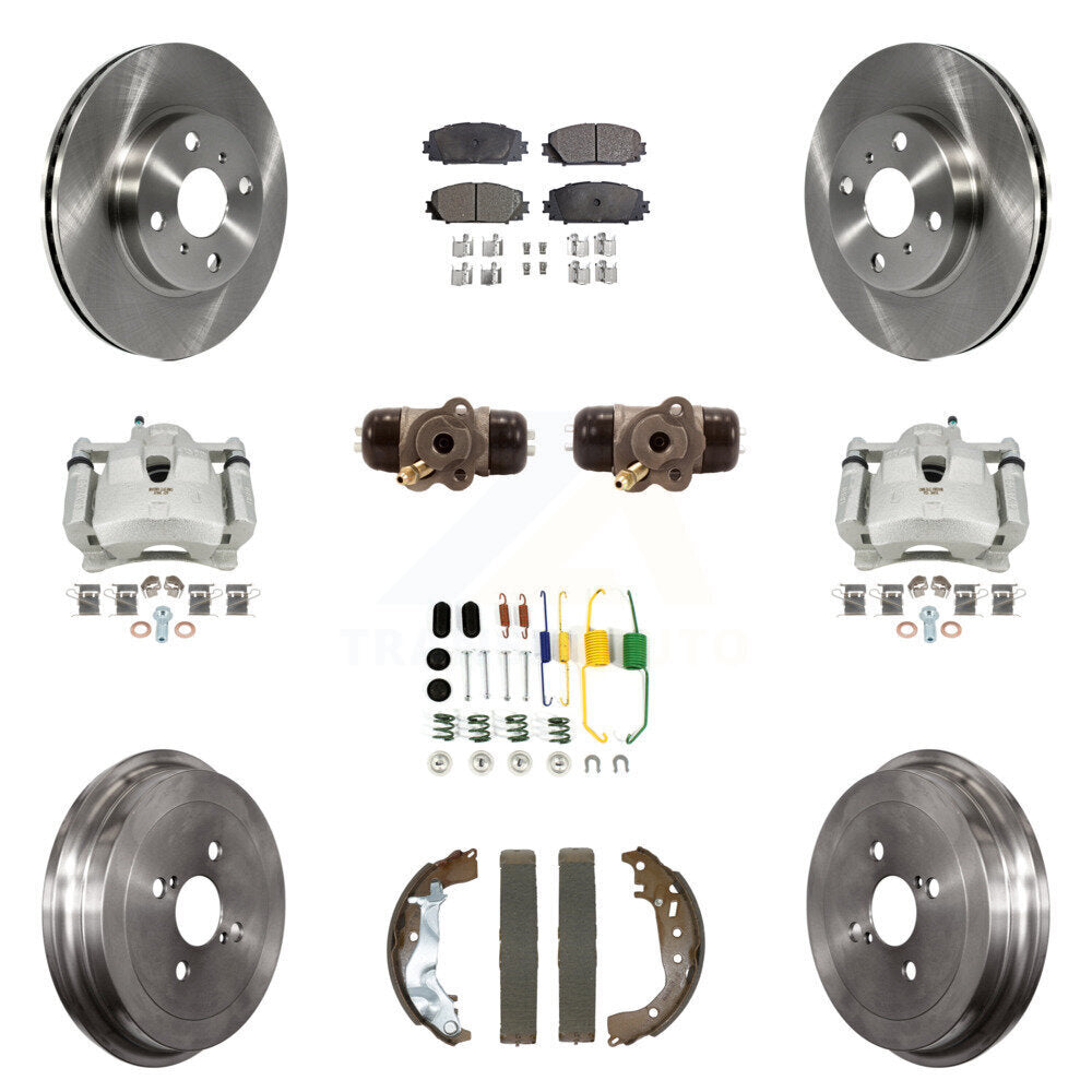 Transit Auto KC8-101313P Disc Brake Kit for 2014-2018 Toyota Yaris - Front and Rear product image