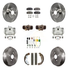 Transit Auto KC8-101313P Disc Brake Kit for 2014-2018 Toyota Yaris - Front and Rear product image