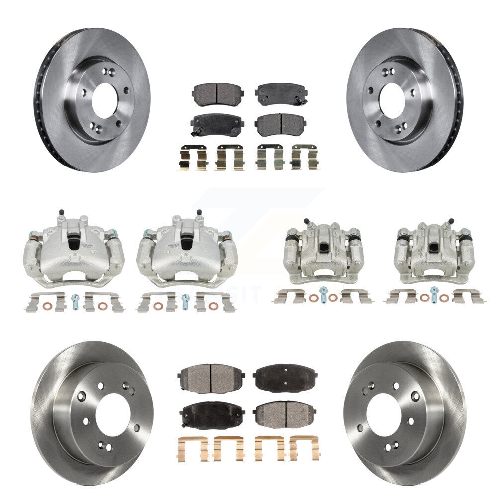 Transit Auto KC8-101313T Disc Brake Kit for 2010-2013 Kia Forte5, Kia Forte, Kia Forte Koup - Front and Rear product image