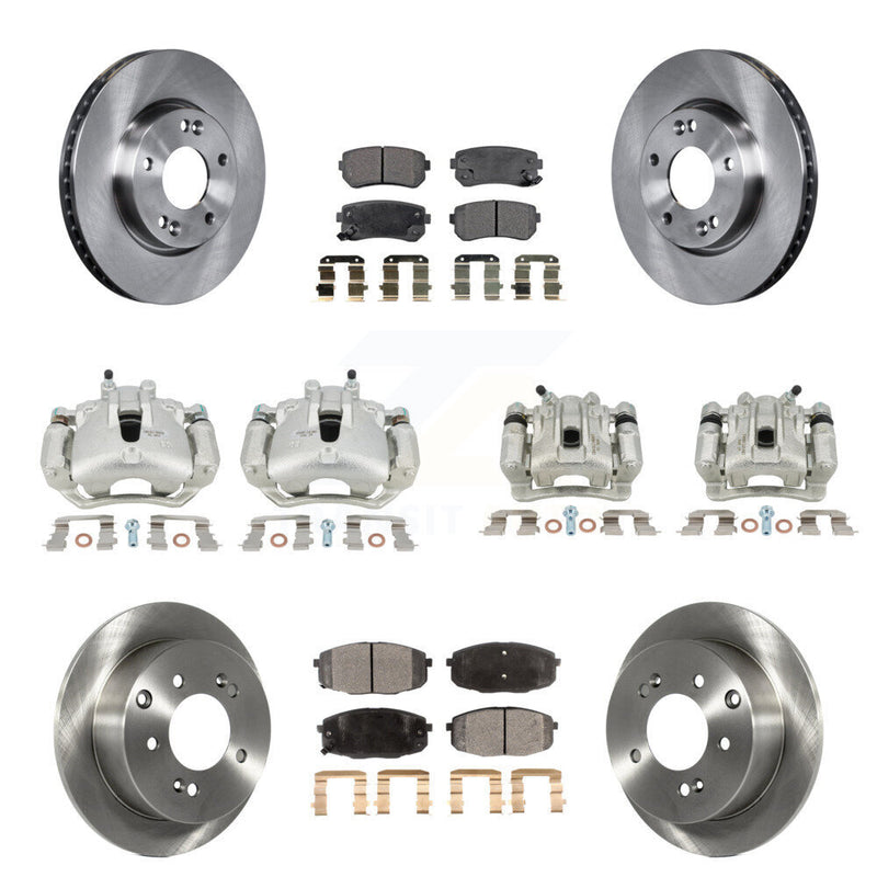 Transit Auto KC8-101313T Disc Brake Kit for 2010-2013 Kia Forte5, Kia Forte, Kia Forte Koup - Front and Rear product image