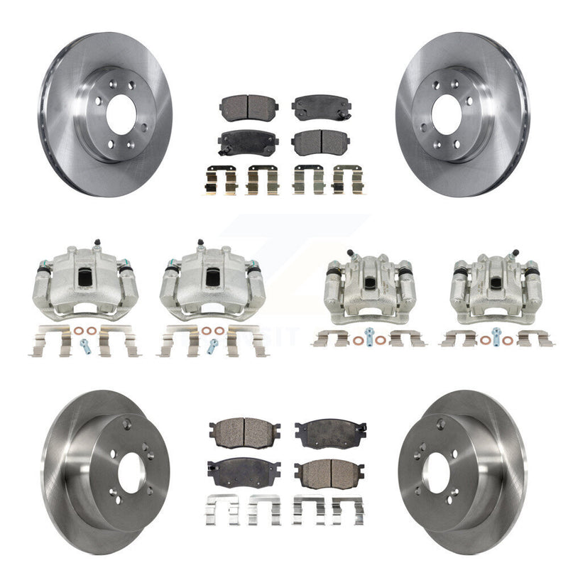 Transit Auto KC8-101315T Disc Brake Kit for 2006-2007 Hyundai Accent, Kia Rio, Kia Rio5 - Front and Rear product image