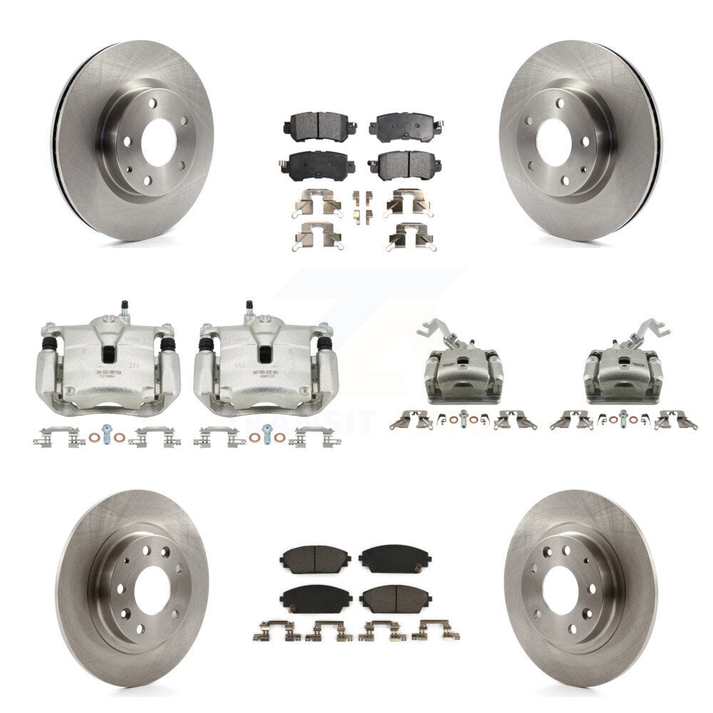 Transit Auto KC8-101317T Disc Brake Kit for 2016-2018 Mazda CX-3 - Front and Rear product image
