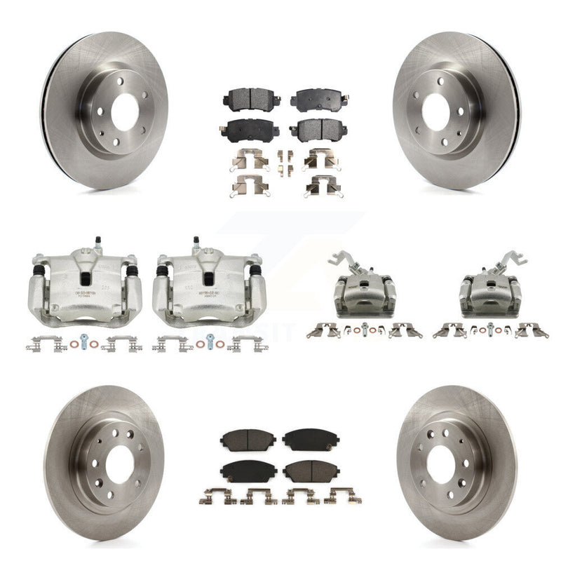 Transit Auto KC8-101317T Disc Brake Kit for 2016-2018 Mazda CX-3 - Front and Rear product image