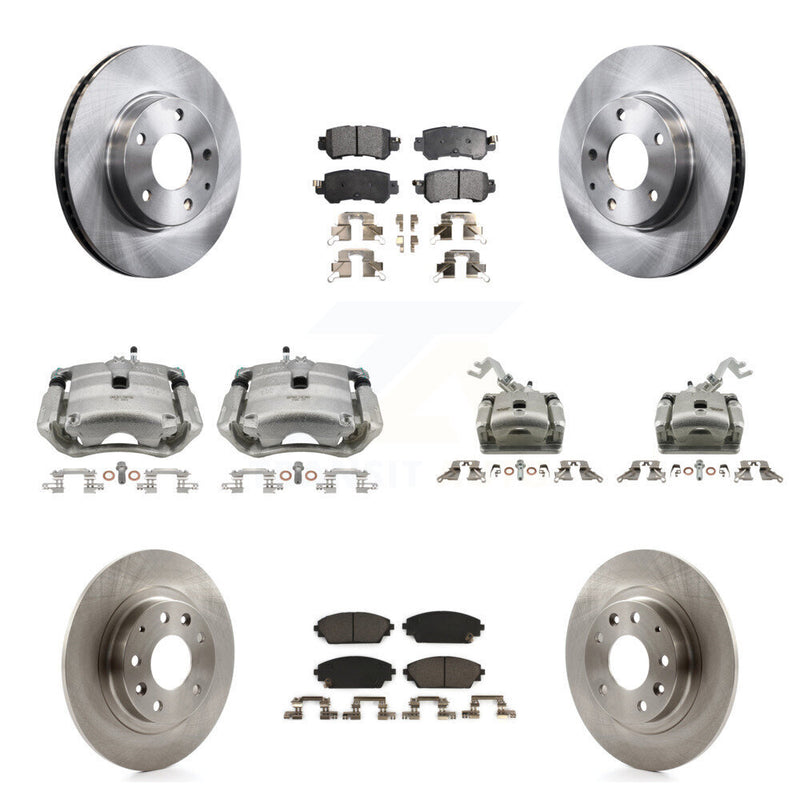 Transit Auto KC8-101318T Disc Brake Kit for 2016-2018 Mazda CX-3 - Front and Rear product image