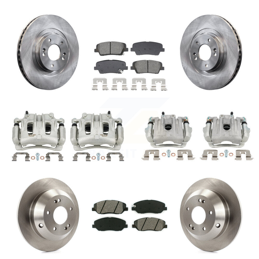 Transit Auto KC8-101319S Disc Brake Kit for 2013-2016 Hyundai Santa Fe, Hyundai Santa Fe XL - Front and Rear product image
