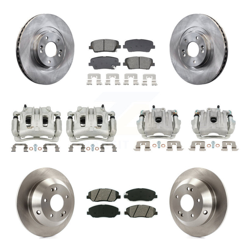 Transit Auto KC8-101319S Disc Brake Kit for 2013-2016 Hyundai Santa Fe, Hyundai Santa Fe XL - Front and Rear product image