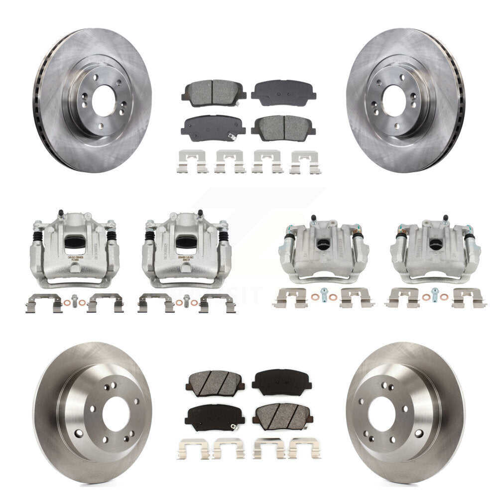 Transit Auto KC8-101320S Disc Brake Kit for 2013-2016 Hyundai Santa Fe Sport - Front and Rear product image