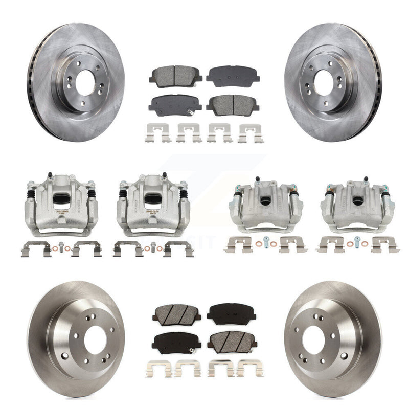 Transit Auto KC8-101320S Disc Brake Kit for 2013-2016 Hyundai Santa Fe Sport - Front and Rear product image