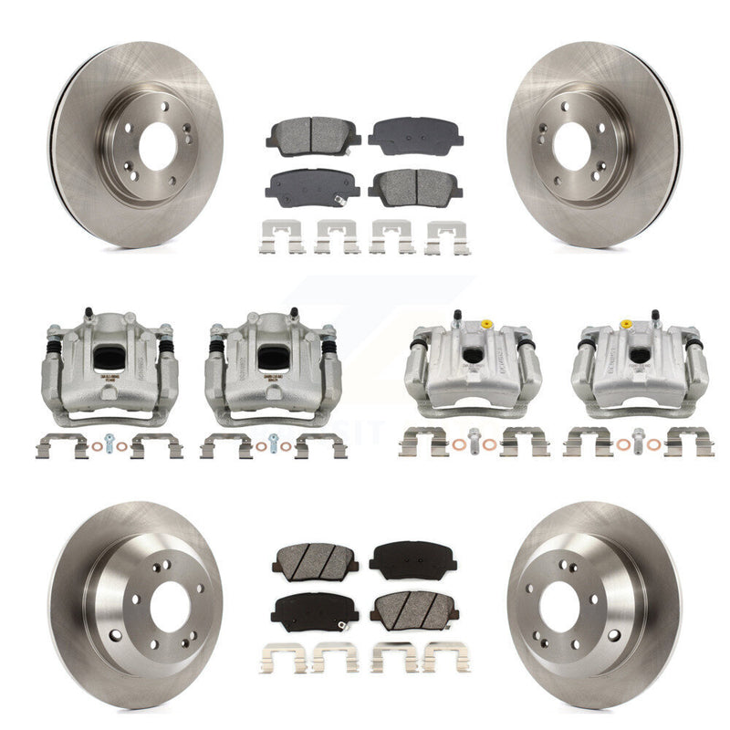 Transit Auto KC8-101321S Disc Brake Kit for 2010-2013 Kia Sorento, Hyundai Santa Fe - Front and Rear product image