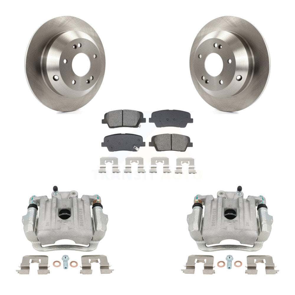 Transit Auto KC8-101324S Disc Brake Kit for 2010-2016 Kia Sorento, Hyundai Santa Fe, Hyundai Santa Fe Sport & more - Rear product image