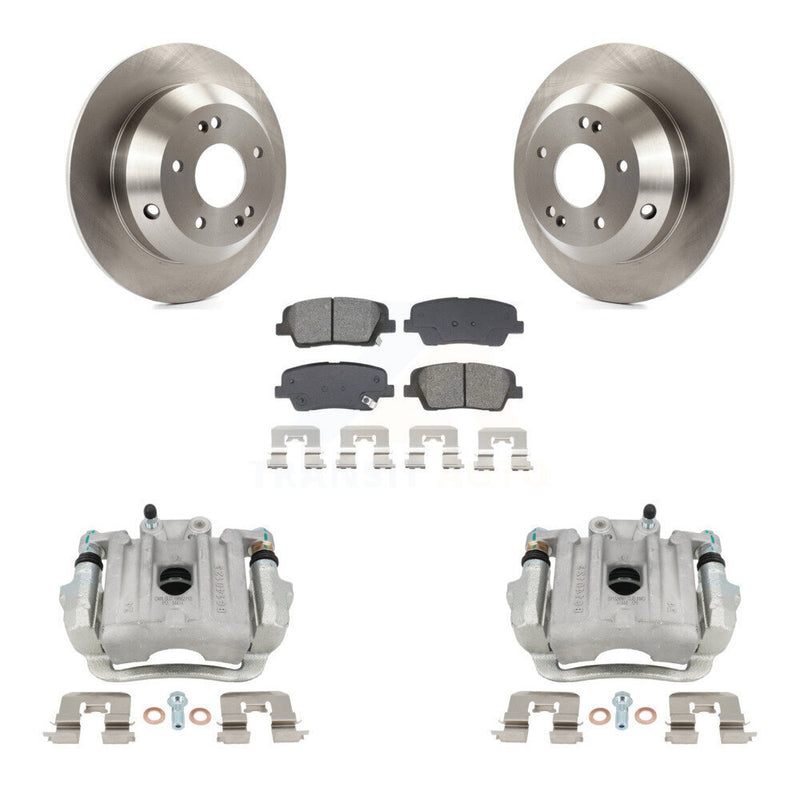 Transit Auto KC8-101324S Disc Brake Kit for 2010-2016 Kia Sorento, Hyundai Santa Fe, Hyundai Santa Fe Sport & more - Rear product image