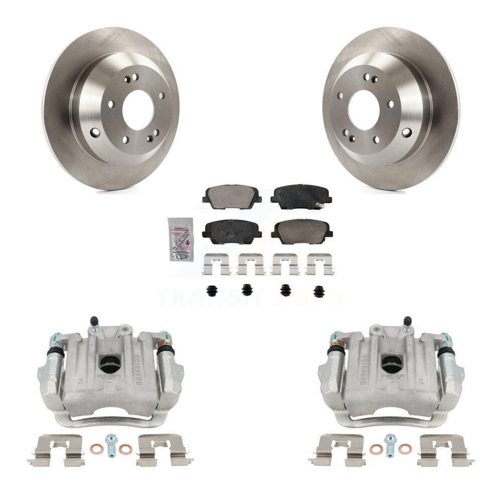 Transit Auto KC8-101327N Disc Brake Kit for 2010-2016 Kia Sorento, Hyundai Santa Fe, Hyundai Santa Fe Sport & more - Rear product image