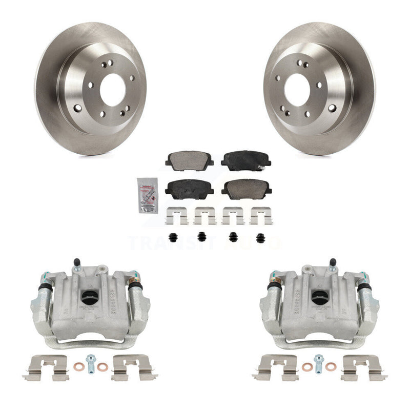 Transit Auto KC8-101327N Disc Brake Kit for 2010-2016 Kia Sorento, Hyundai Santa Fe, Hyundai Santa Fe Sport & more - Rear product image