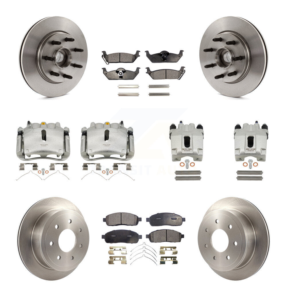 Transit Auto KC8-101328P Disc Brake Kit for 2004-2008 Lincoln Mark LT, Ford F-150 - Front and Rear product image