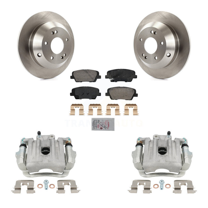 Transit Auto KC8-101329N Disc Brake Kit for 2010-2016 Kia Sorento, Hyundai Santa Fe, Hyundai Santa Fe Sport & more - Rear product image