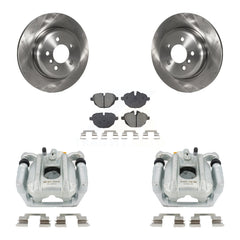 Transit Auto KC8-101332S Disc Brake Kit for 2011-2016 BMW 535d, BMW 535i, BMW 528i xDrive & more - Rear product image