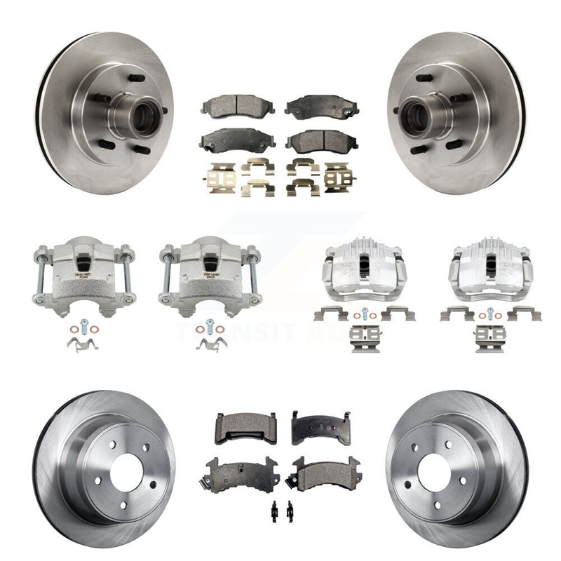Transit Auto KC8-101333T Disc Brake Kit for 1998-2002 Chevrolet S10 - Front and Rear product image