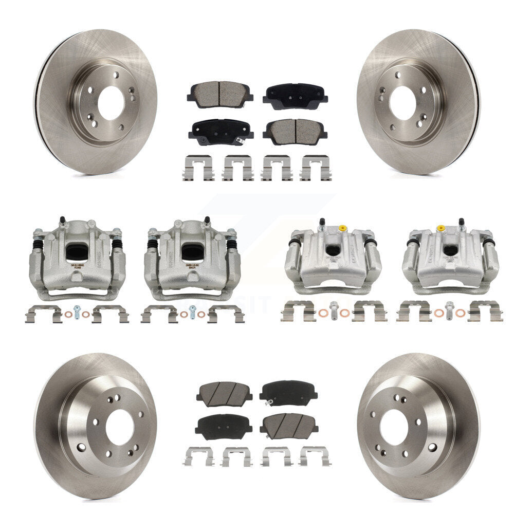 CMX KC8-101337C Disc Brake Kit for 2010-2013 Kia Sorento, Hyundai Santa Fe - Front and Rear product image