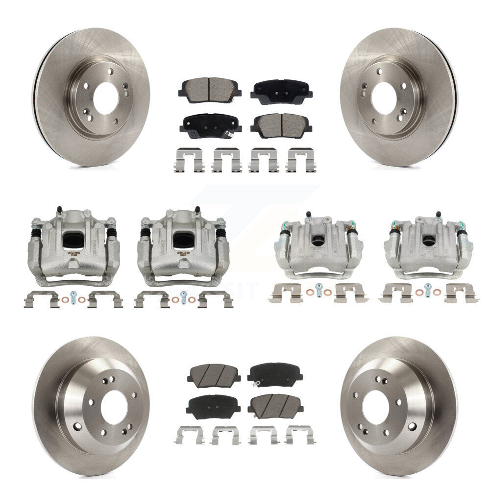 CMX KC8-101338C Disc Brake Kit for 2010-2013 Kia Sorento, Hyundai Santa Fe - Front and Rear product image