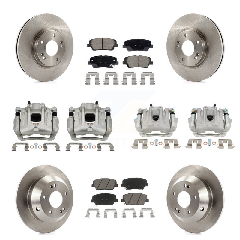 CMX KC8-101338C Disc Brake Kit for 2010-2013 Kia Sorento, Hyundai Santa Fe - Front and Rear product image