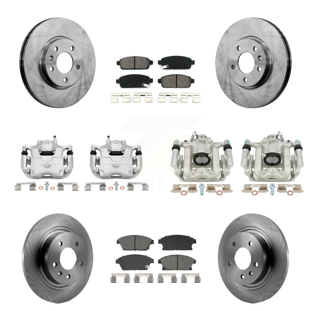 Transit Auto KC8-101339S Disc Brake Kit for 2011-2015 Chevrolet Cruze, Chevrolet Orlando, Chevrolet Volt - Front and Rear product image