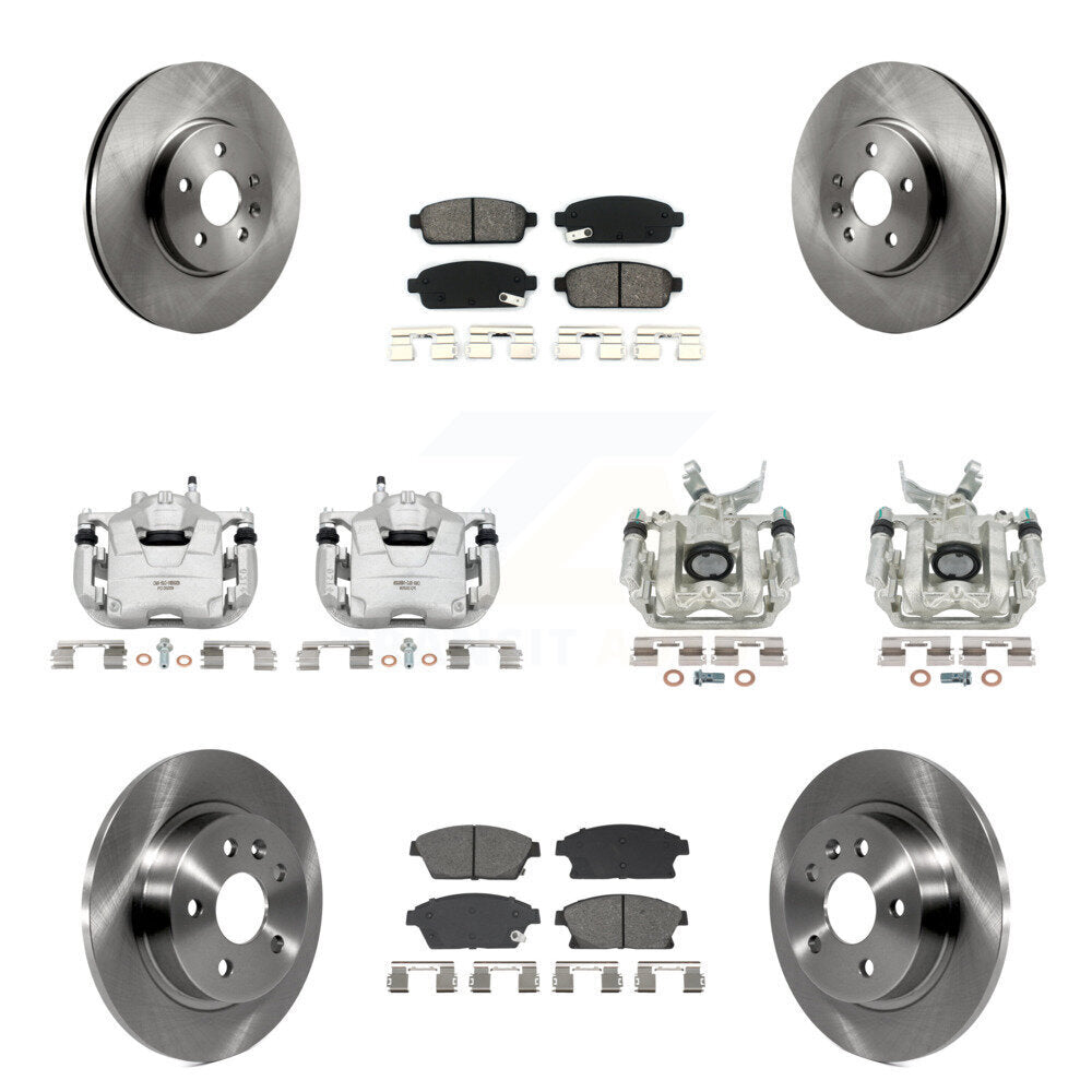 Transit Auto KC8-101340S Disc Brake Kit for 2013-2017 Buick Encore, Chevrolet Trax - Front and Rear product image