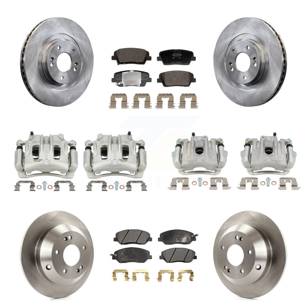 Transit Auto KC8-101350P Disc Brake Kit for 2013-2016 Hyundai Santa Fe, Hyundai Santa Fe XL - Front and Rear product image