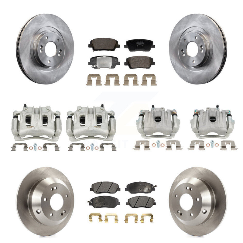 Transit Auto KC8-101350P Disc Brake Kit for 2013-2016 Hyundai Santa Fe, Hyundai Santa Fe XL - Front and Rear product image
