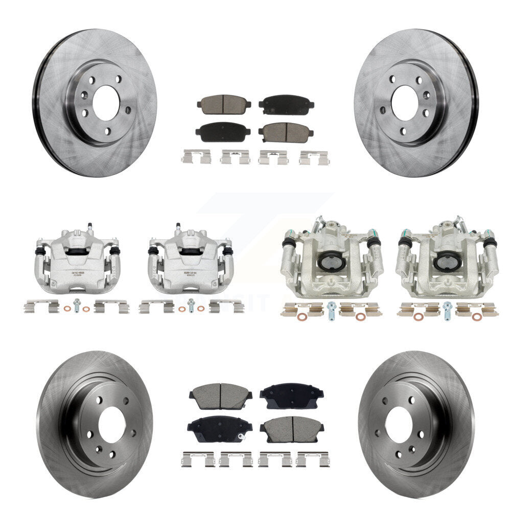 CMX KC8-101351C Disc Brake Kit for 2011-2015 Chevrolet Cruze, Chevrolet Orlando, Chevrolet Volt - Front and Rear product image