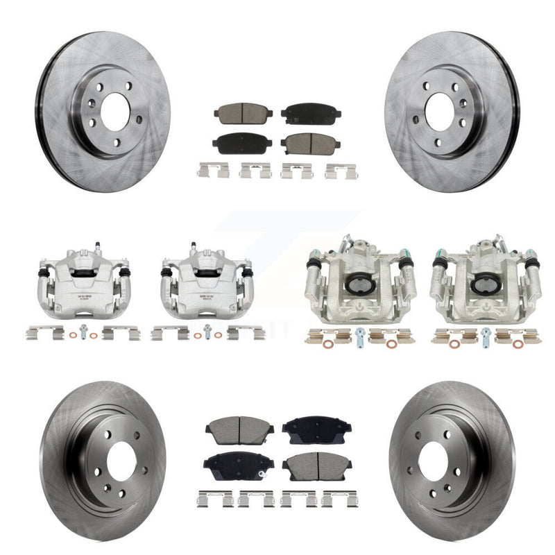 CMX KC8-101351C Disc Brake Kit for 2011-2015 Chevrolet Cruze, Chevrolet Orlando, Chevrolet Volt - Front and Rear product image