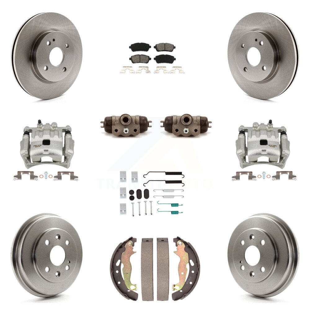 Transit Auto KC8-101351S Disc Brake Kit for 2011-2014 Mazda 2 - Front and Rear product image