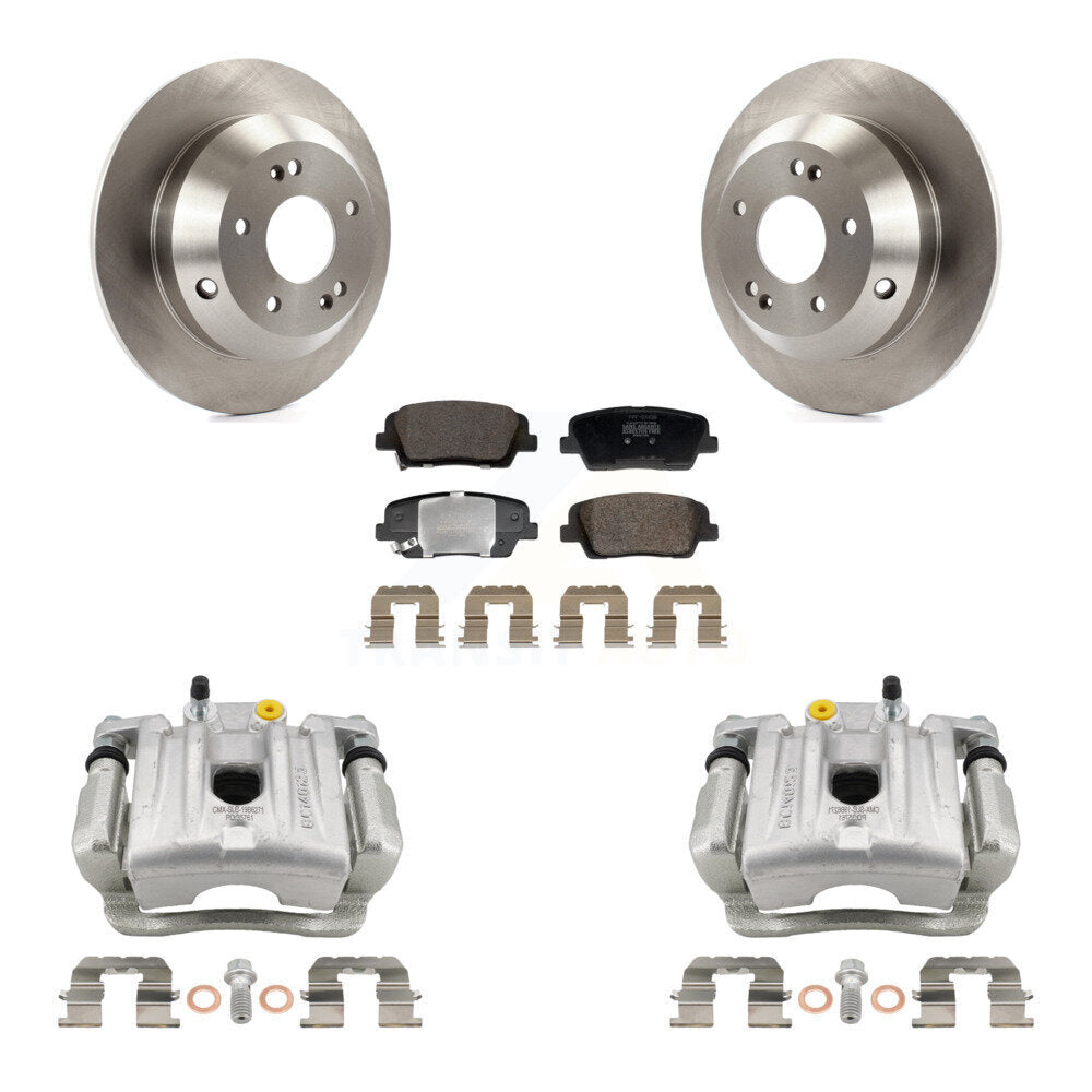 Transit Auto KC8-101352P Disc Brake Kit for 2010-2013 Kia Sorento, Hyundai Santa Fe - Rear product image