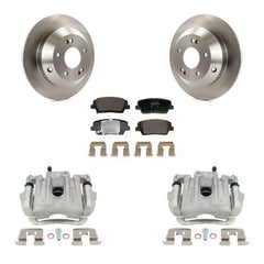 Transit Auto KC8-101353P Disc Brake Kit for 2010-2016 Kia Sorento, Hyundai Santa Fe, Hyundai Santa Fe Sport & more - Rear product image