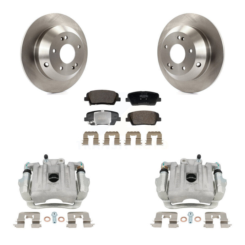 Transit Auto KC8-101353P Disc Brake Kit for 2010-2016 Kia Sorento, Hyundai Santa Fe, Hyundai Santa Fe Sport & more - Rear product image