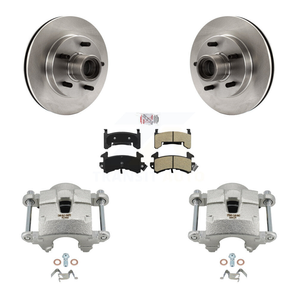 Transit Auto KC8-101354N Disc Brake Kit for 1991-2002 GMC Sonoma, Isuzu Hombre, Chevrolet Blazer & more - Front product image