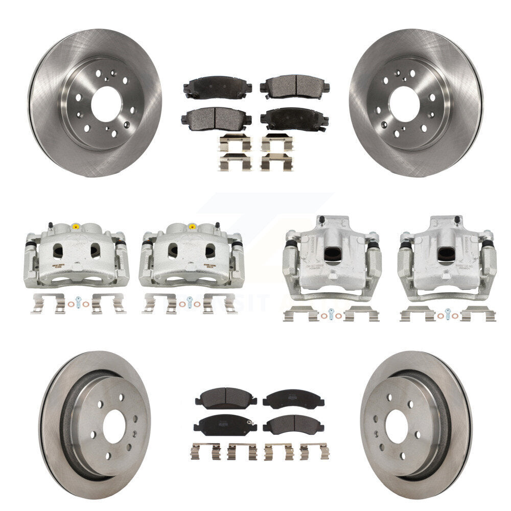 Transit Auto KC8-101354P Disc Brake Kit for 2013-2014 Cadillac XTS - Front and Rear product image